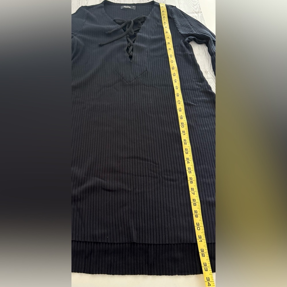 NWT Michael Lauren Lace Up Bell Dress - Picture 8 of 9